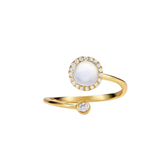 Astrid snurrande ring - Guld