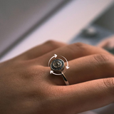 Zeia spinning Ring - Sterling Silver 925 (Justerbar) - tidigast möjliga leverans v.39