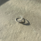 Vanessa skjutande stressring - Sterling Silver 925 (Justerbar)