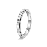 Sanna tunn fidget-ring