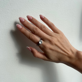 Eleonora snurrande ring - återvunnet rostfritt stål - Silver - COMING SOON