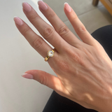 Eleonora snurrande ring - återvunnet rostfritt stål - Guld - COMING SOON